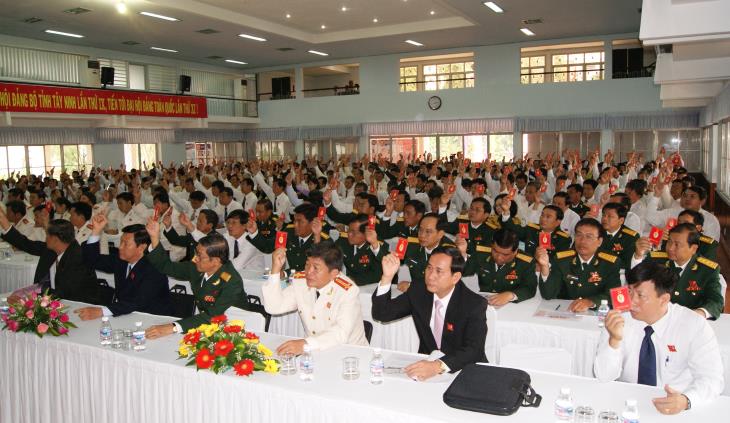 Ngày 13/10/2015: Khai mạc phiên trù bị Đại hội đại biểu Đảng bộ tỉnh Tây Ninh lần thứ X, nhiệm kỳ 2015 - 2020